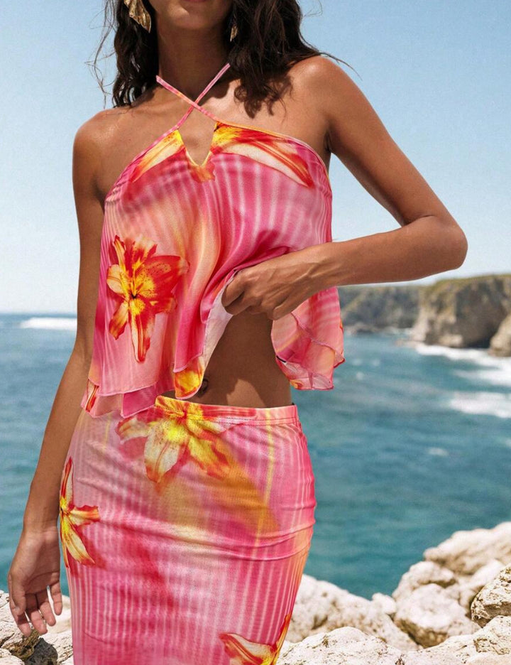 Top Shein, mix culori
