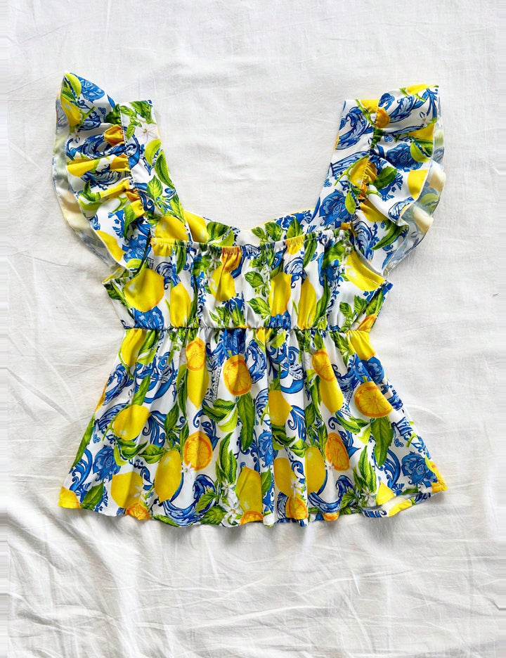Top Shein, mix culori