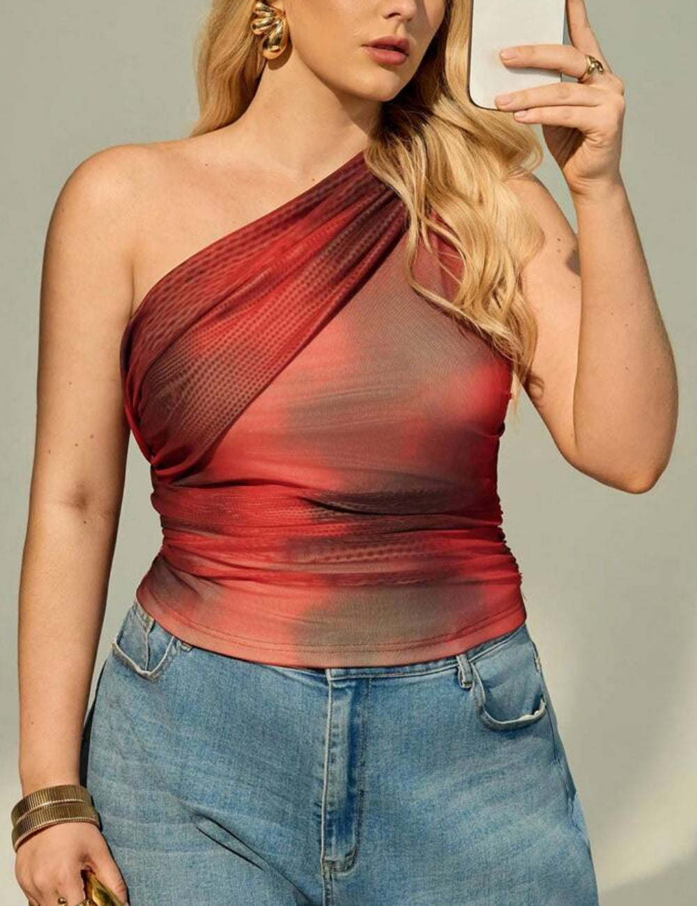 Shein Curve+ felsők, vegyes színek