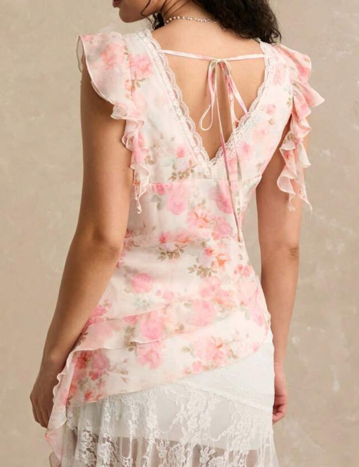 Top Shein, mix culori