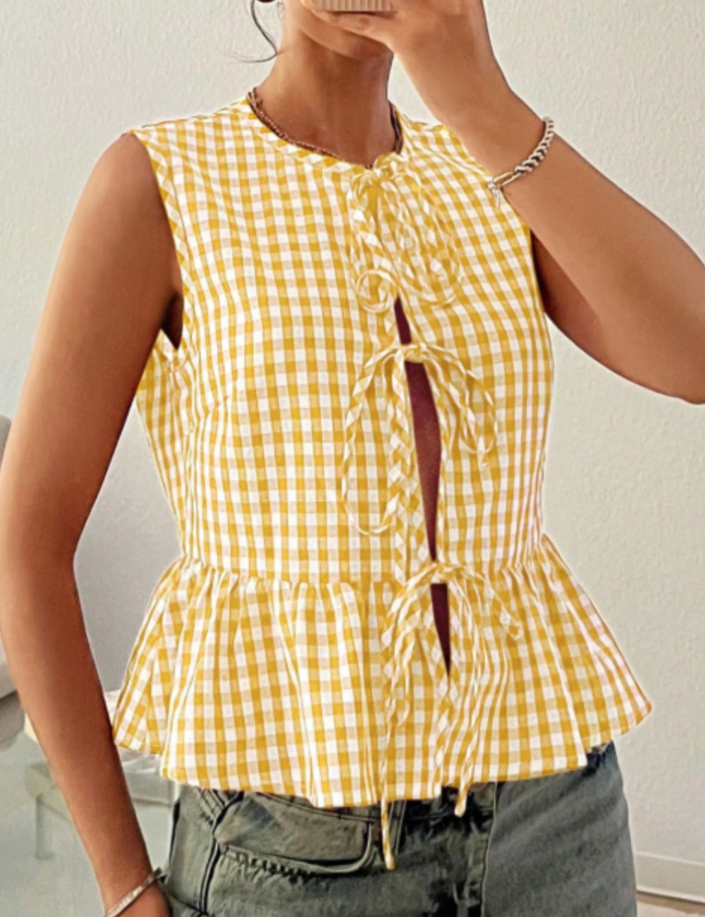 Top Shein Curve+, mix culori