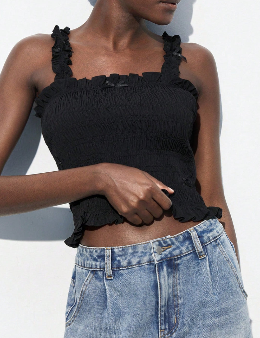 Top Shein, negru