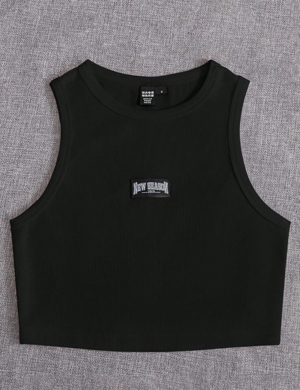 Top Shein, negru
