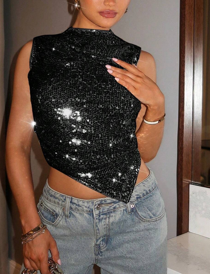 Top SHEIN, negru