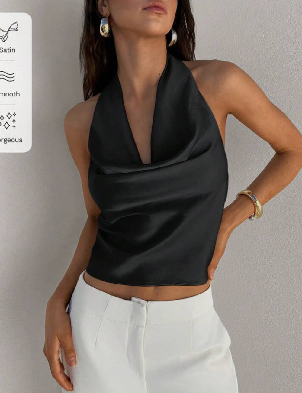 Top Shein, negru