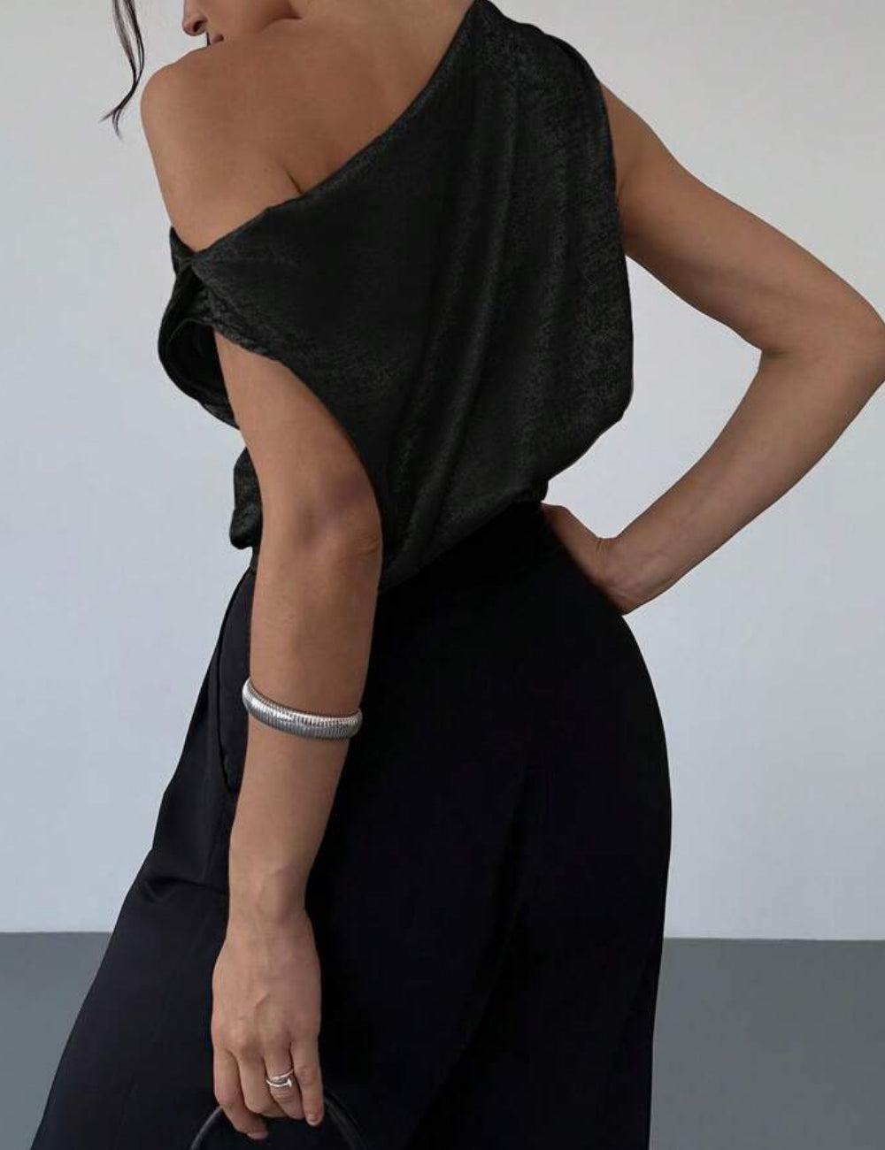 Top Shein, negru