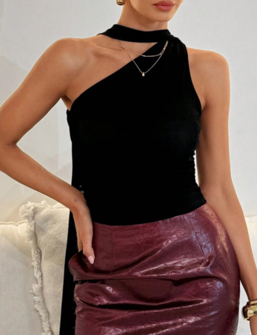Top Shein, negru