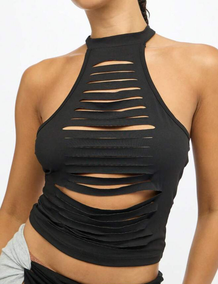 Top Shein SUMWON, negru