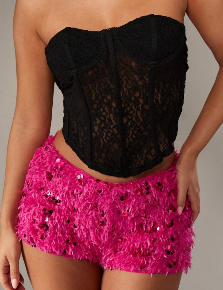 Top SHEIN, negru