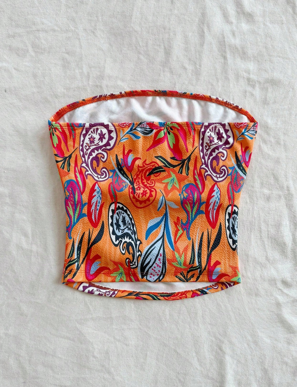 Top Shein, portocaliu