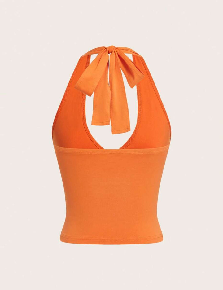 Top Shein, portocaliu