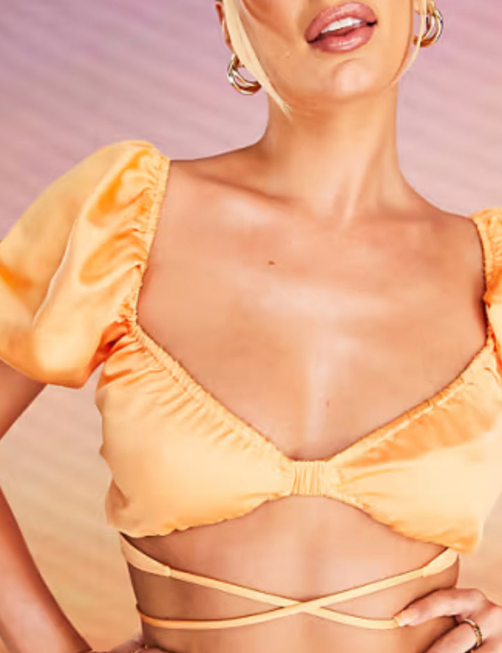 Top Shein, portocaliu