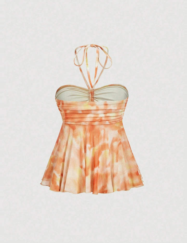 Top Shein, portocaliu