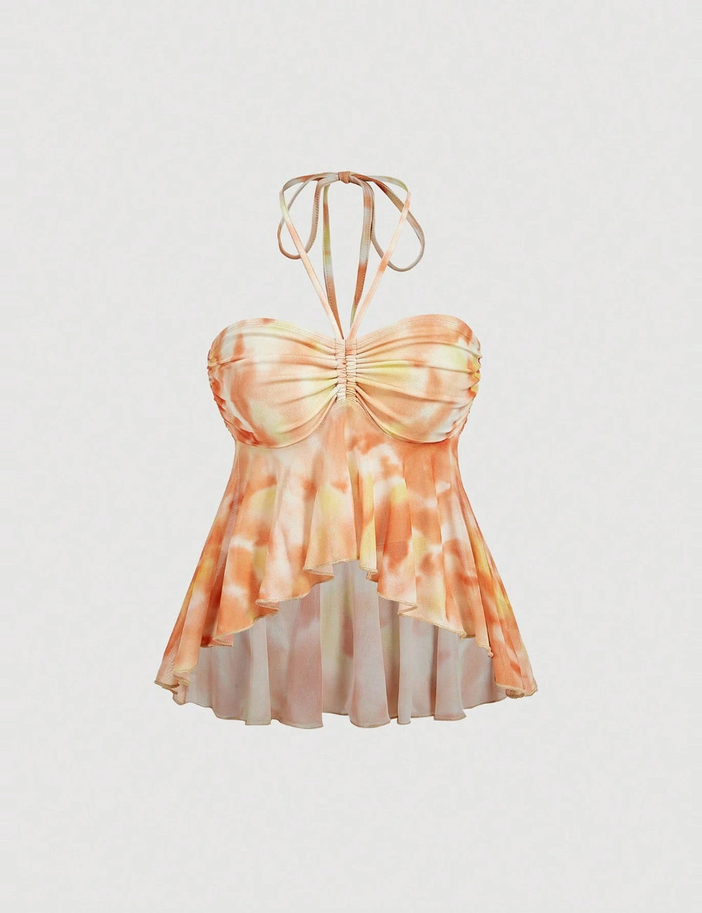Top Shein, portocaliu
