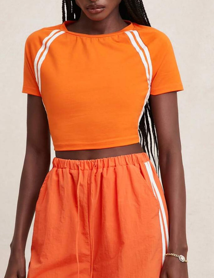 Top Shein, portocaliu