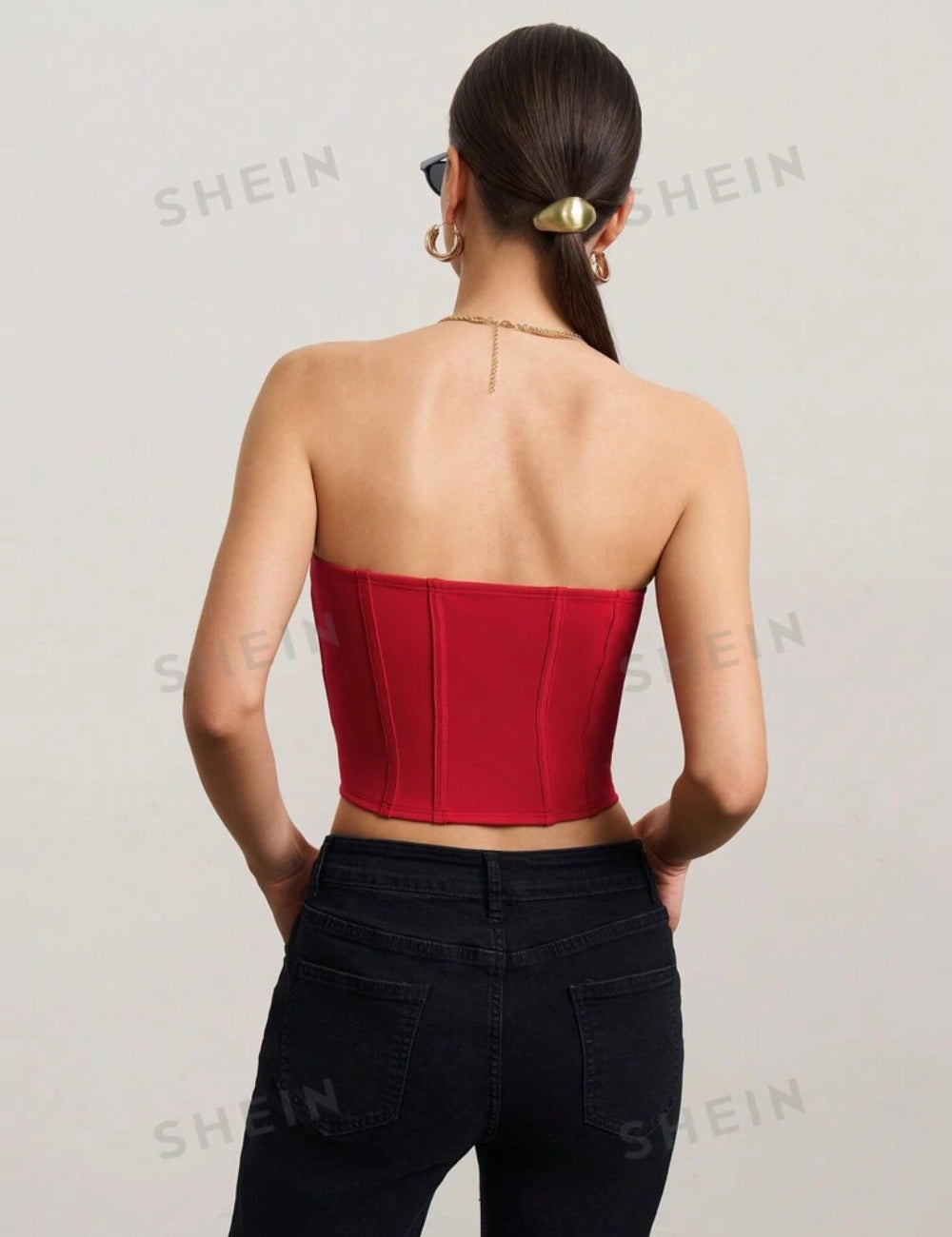 Top Shein, piros