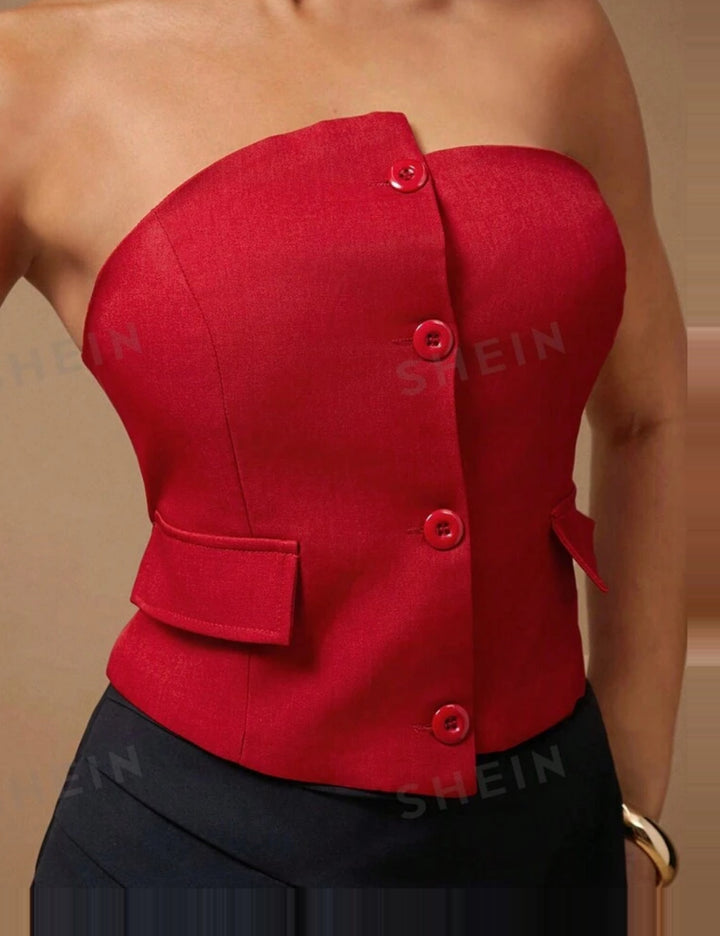 Top Shein, roșu