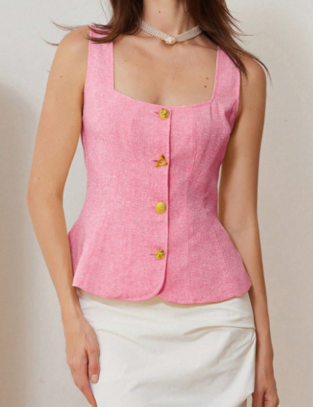 Shein top, rózsaszín