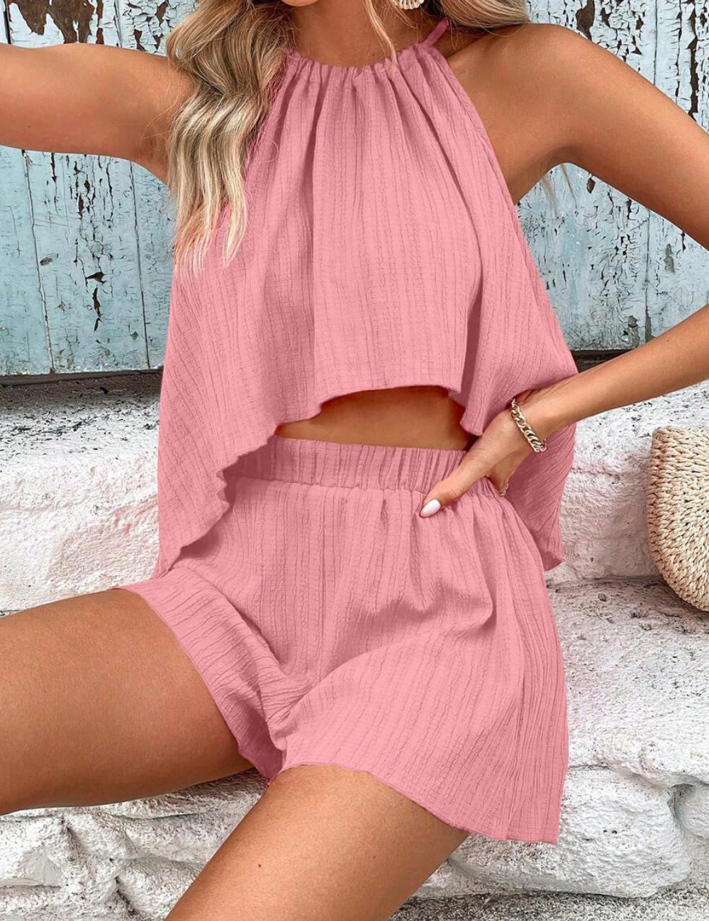 Shein együttes, rózsaszín