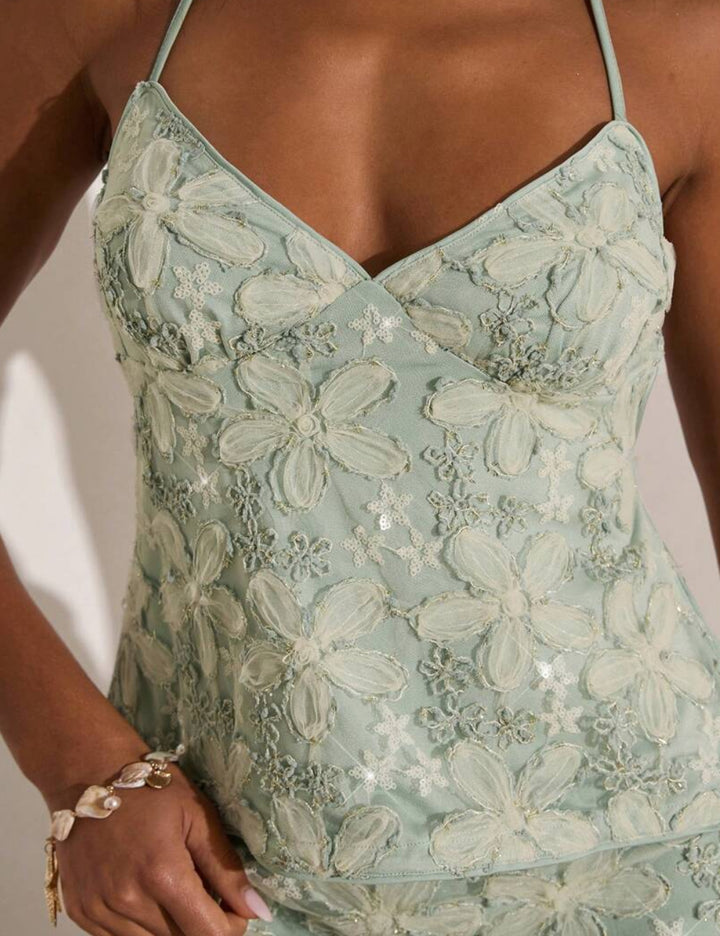 Top Shein, verde