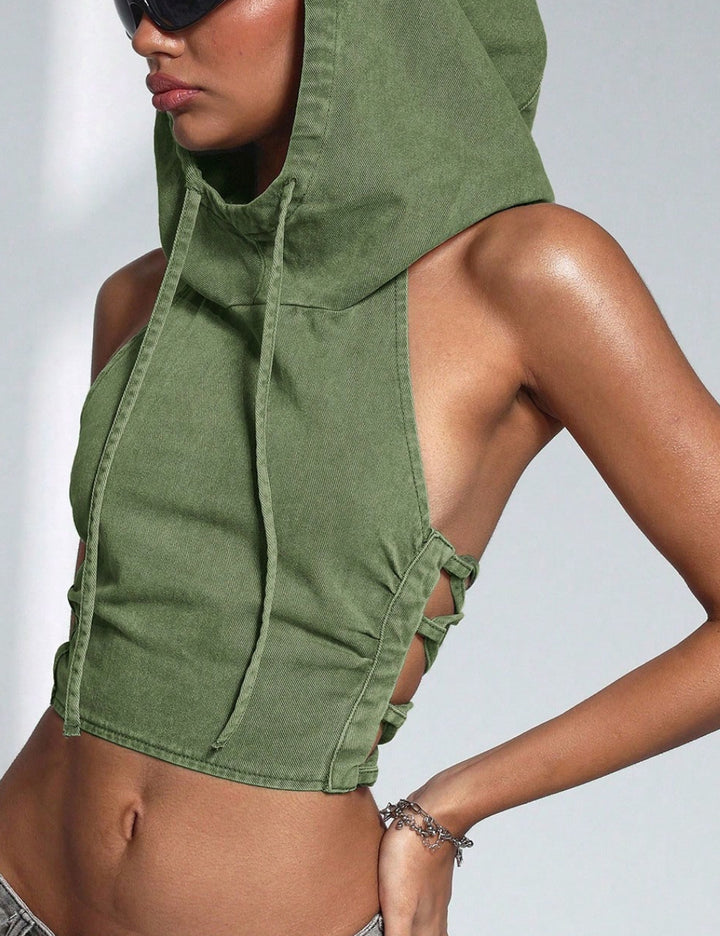 Top Shein, verde