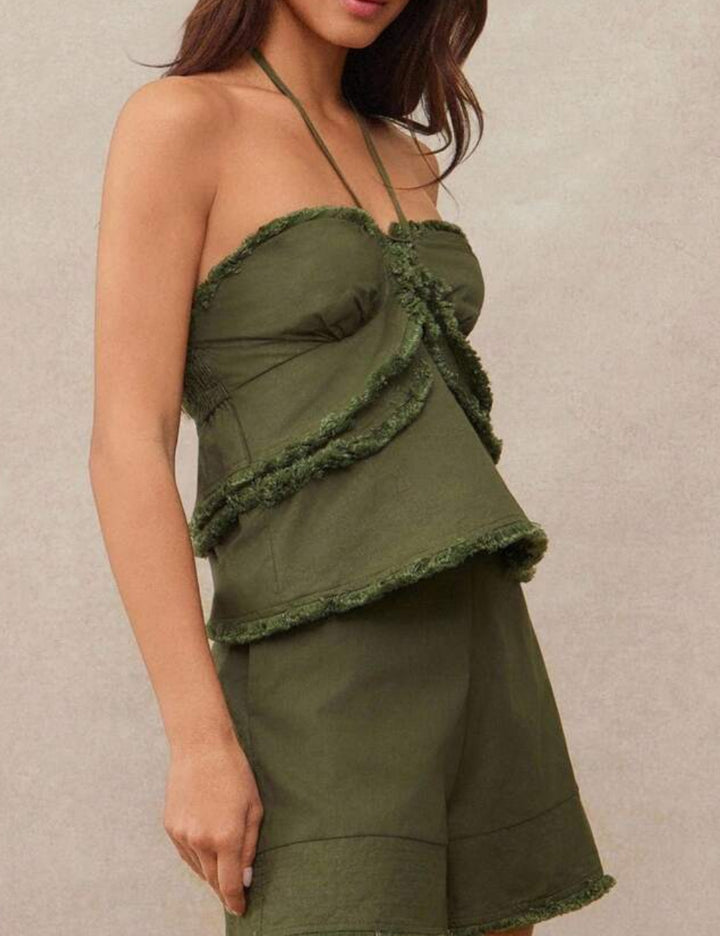 Top Shein, verde