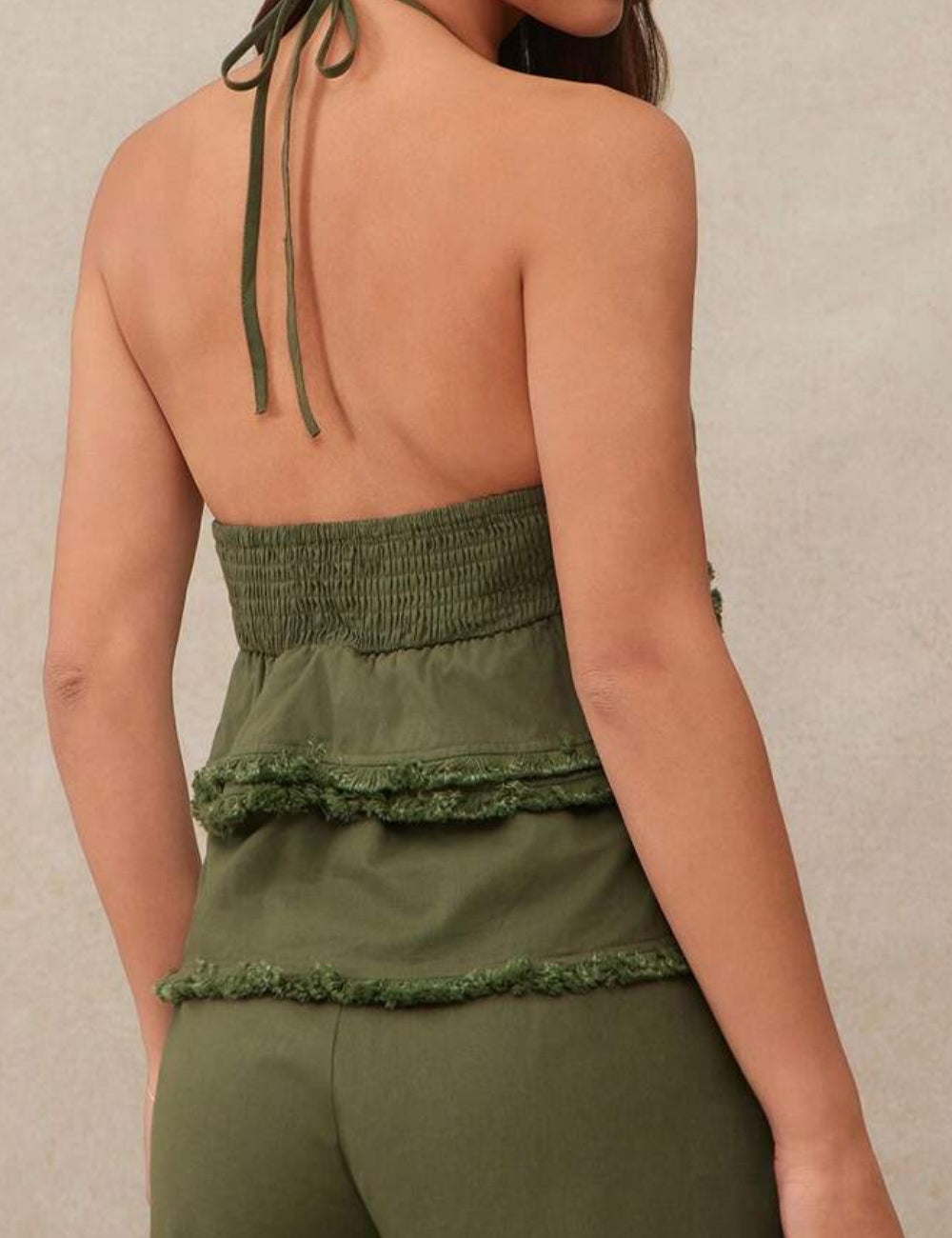 Top Shein, verde