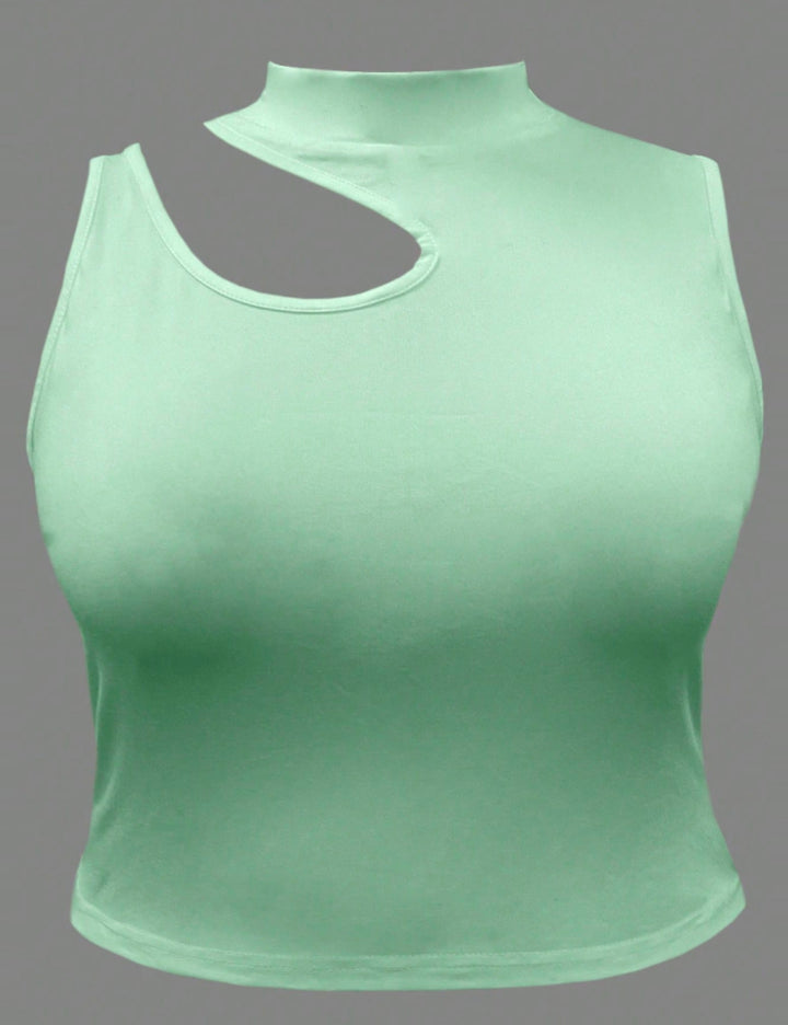 Top Shein Curve+, verde