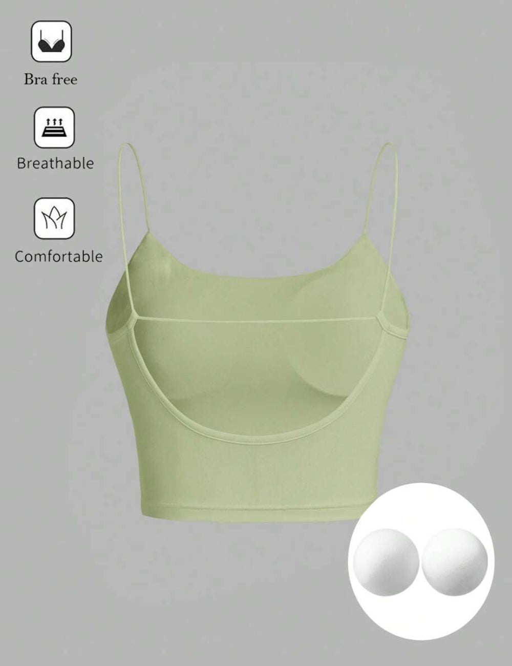 Top Shein, verde