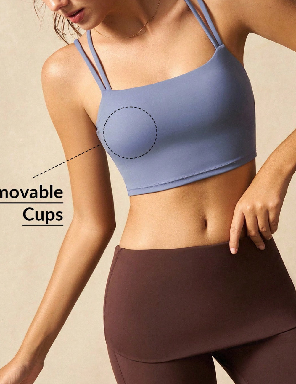 Top sport Shein, albastru