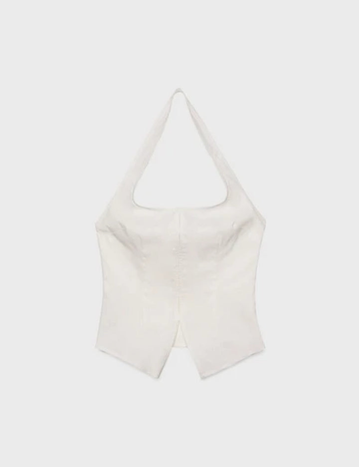 Top Stradivarius, alb