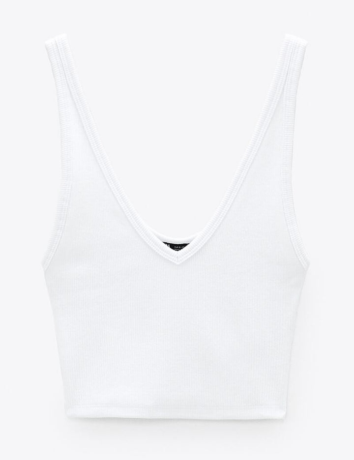 Top Zara, alb