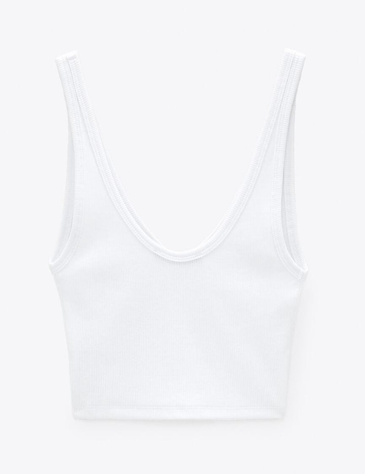 Top Zara, alb