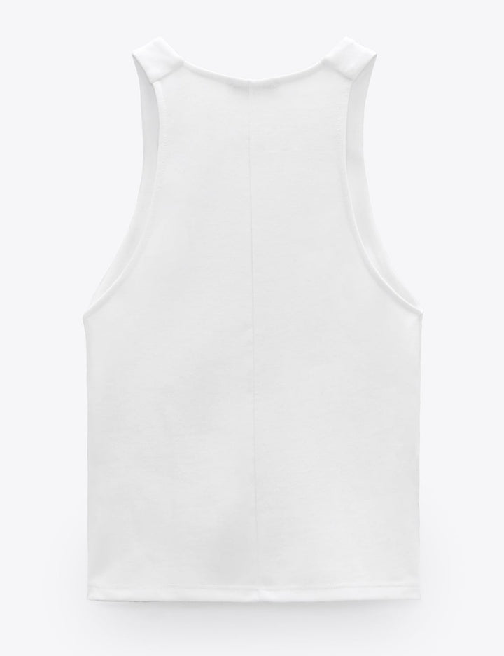 Top Zara, alb