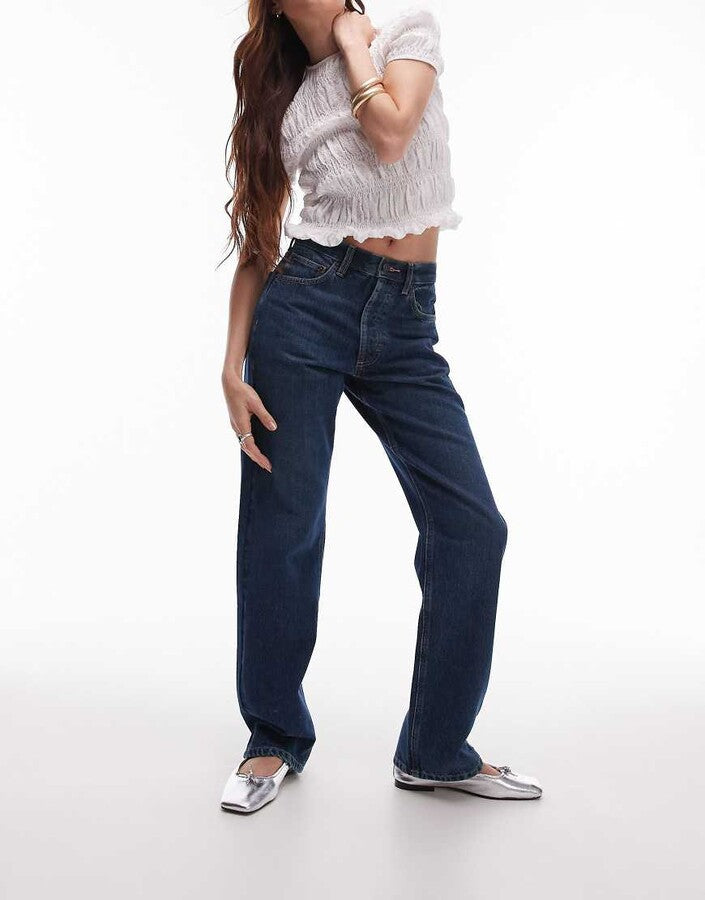 Jeans Topshop, albastru