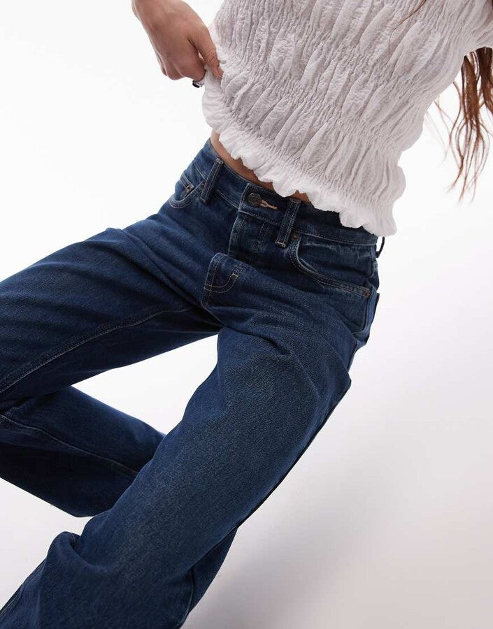 Jeans Topshop, albastru