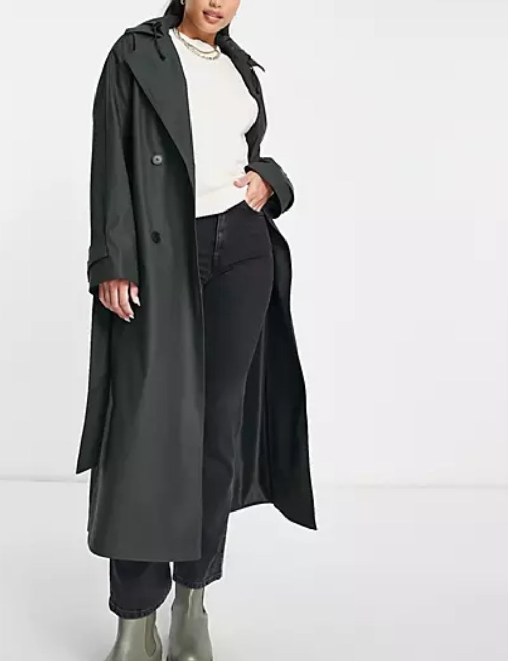 Trench ASOS, kaki