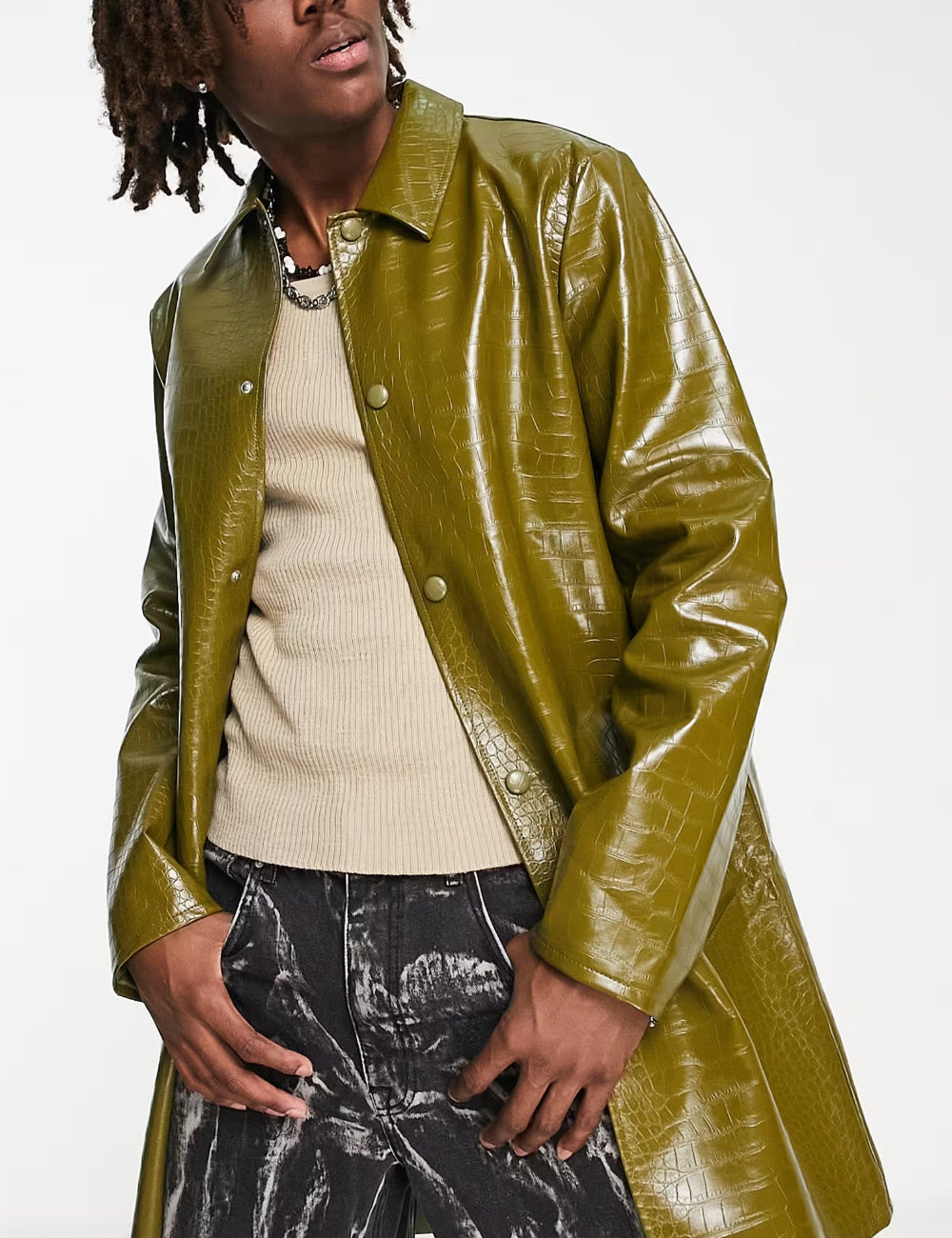 Trench ASOS, kaki