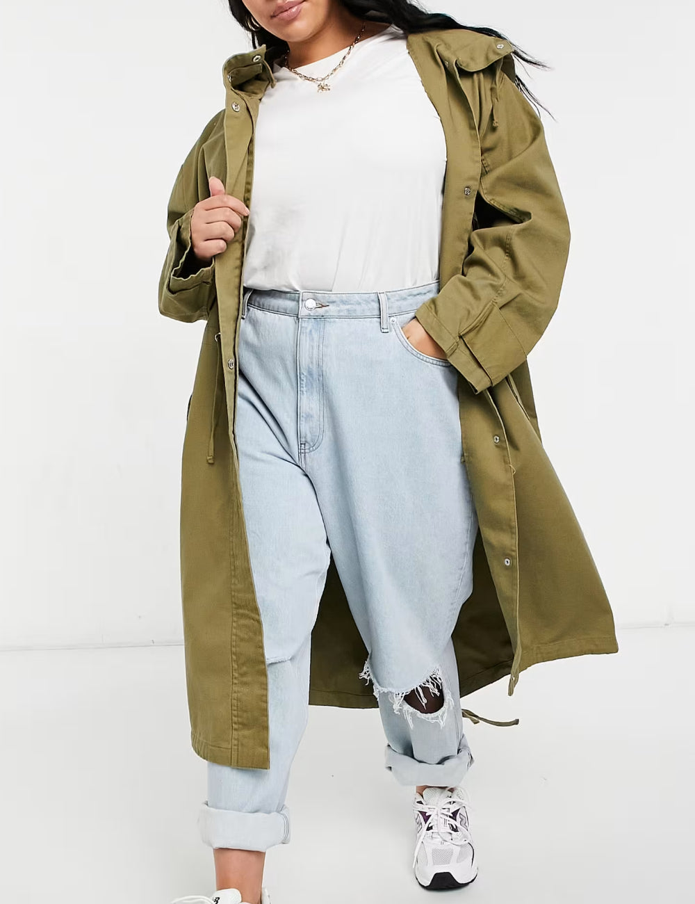 Trench ASOS, kaki