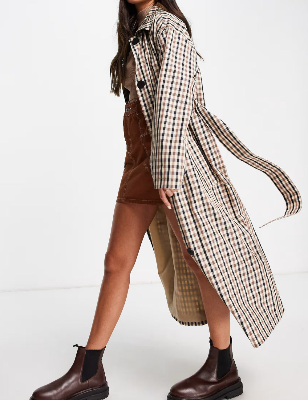 Trench ASOS, mix culori