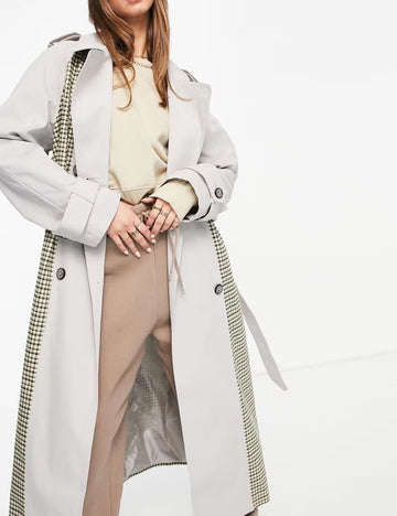Trench ASOS, mix culori