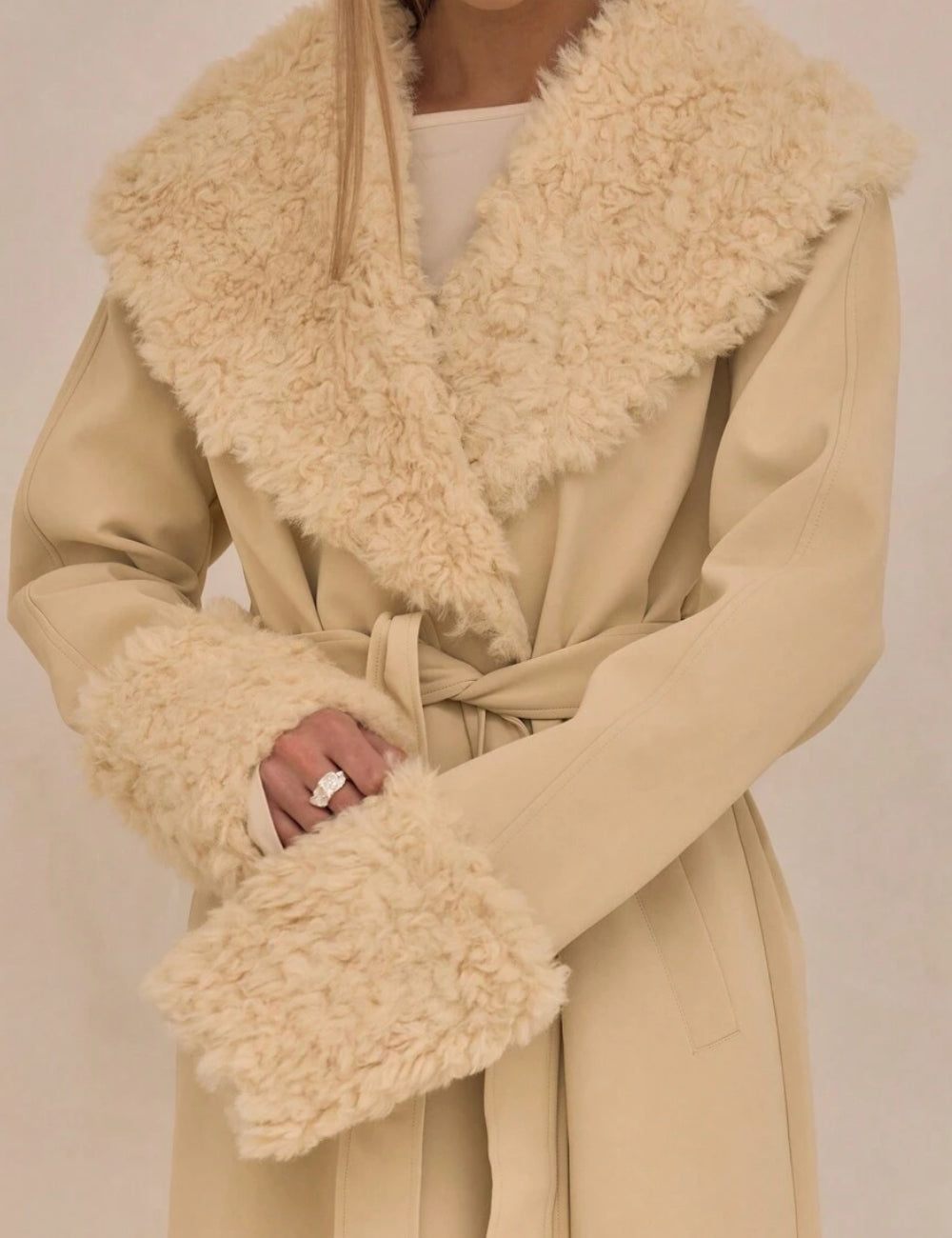 Trench Shein MOTF, bej