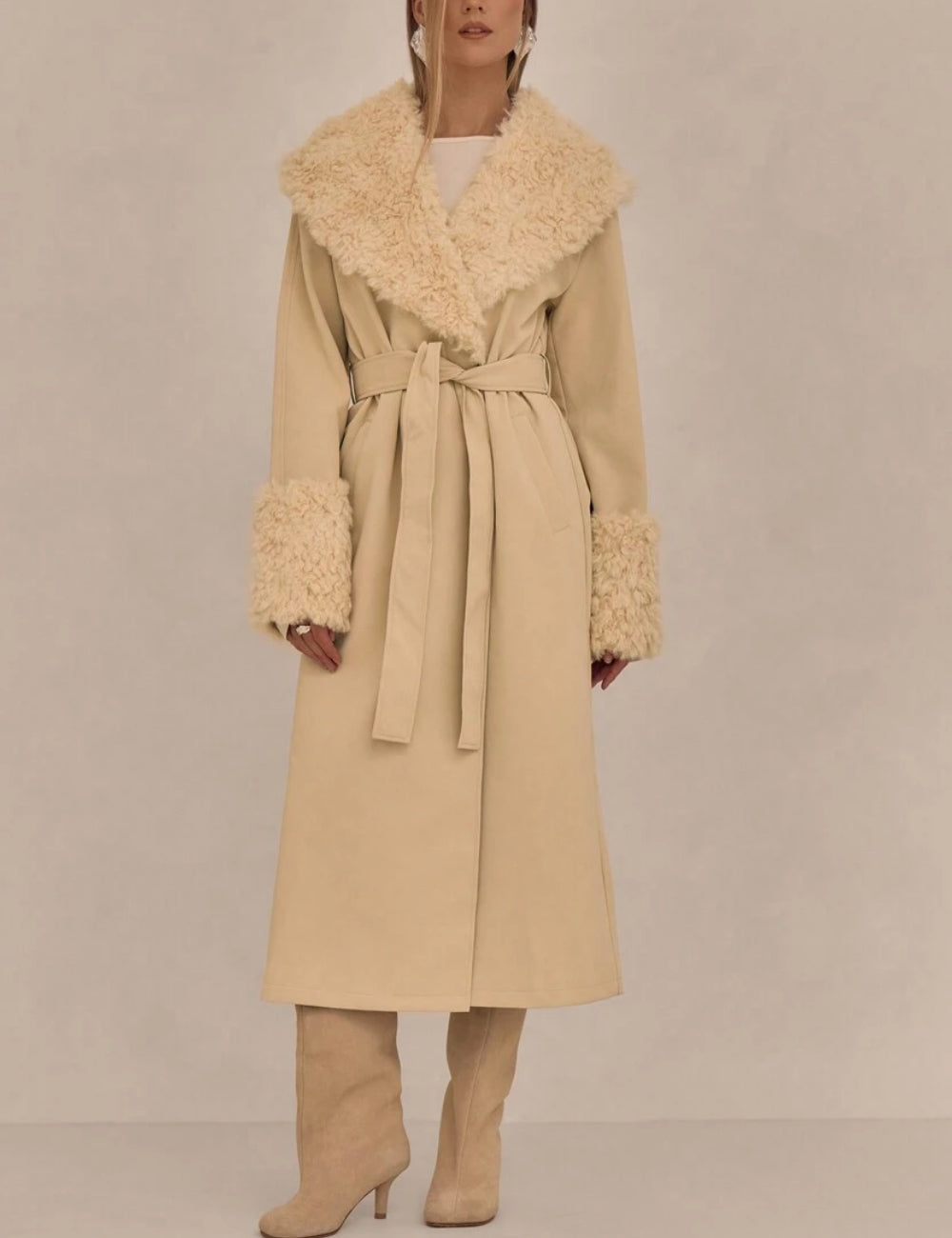 Trench Shein MOTF, bej