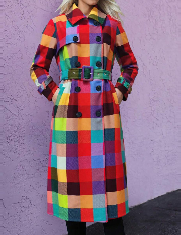 Trench Shein, mix culori