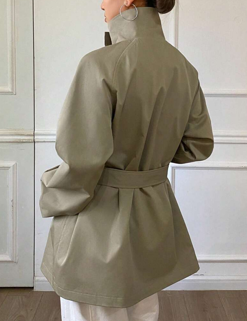 Trench Shein, verde
