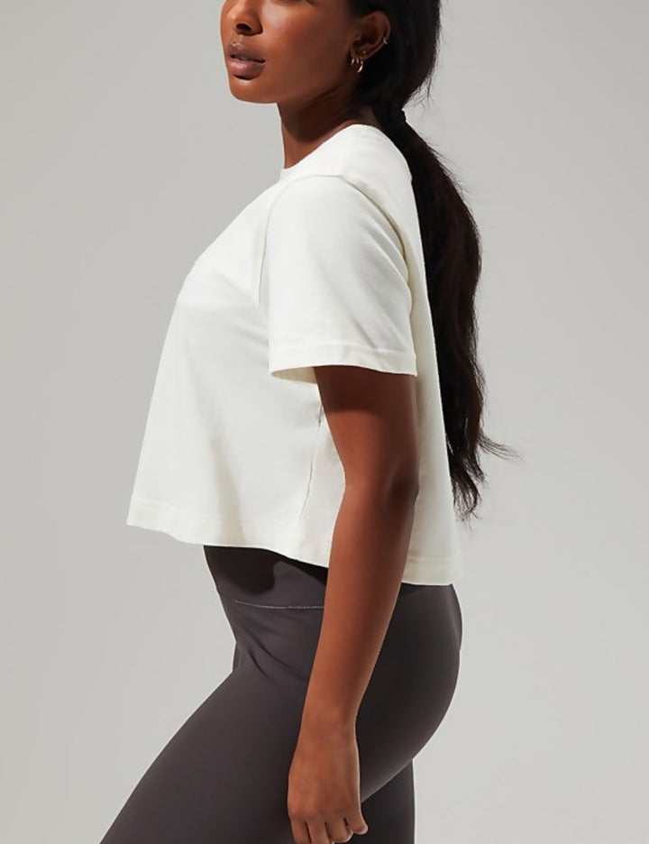 Tricou Berghaus, crem