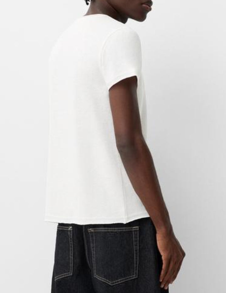 Tricou Bershka, alb