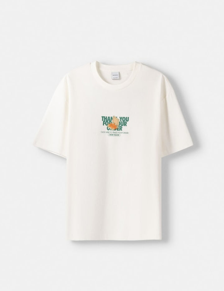 Tricou Bershka, alb
