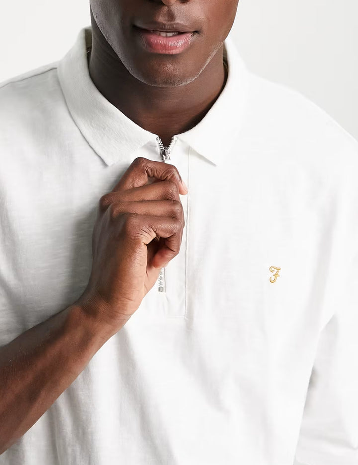 Tricou Farah, alb