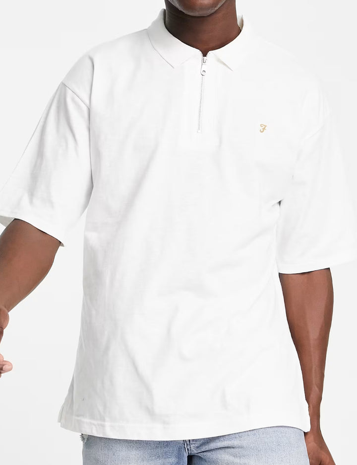Tricou Farah, alb